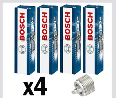 £18.02 • Buy 4x Bosch Spark Plugs For VW BEETLE 1Y 2.0 04->10 BEV 1Y7 Nickel